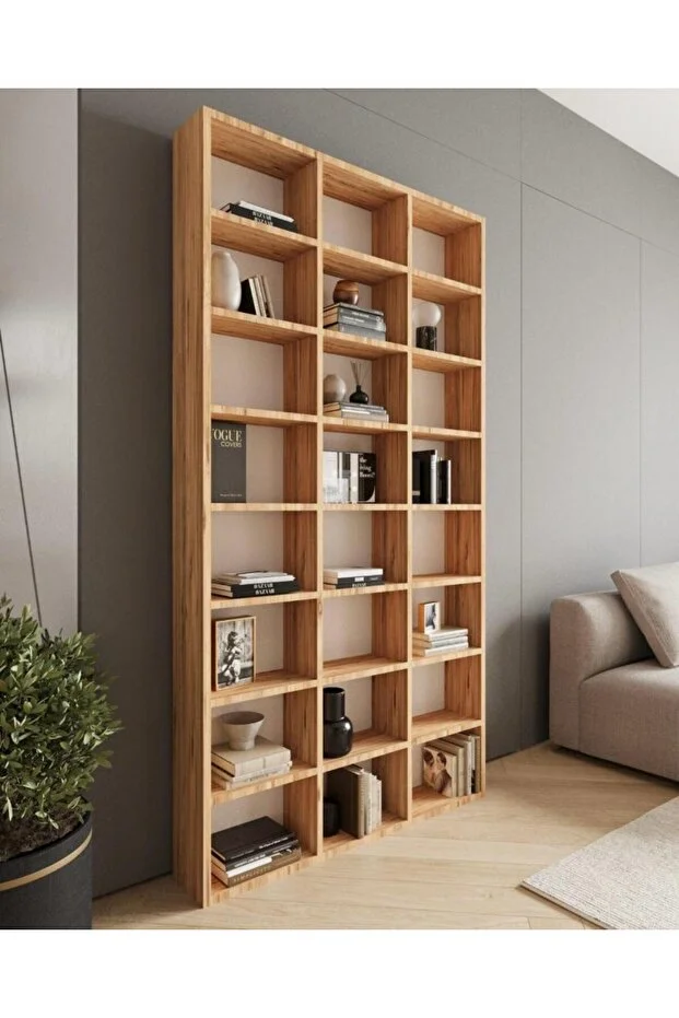 24 RAFLI ÇOK AMAÇLI DOLAP - KİTAPLIK 